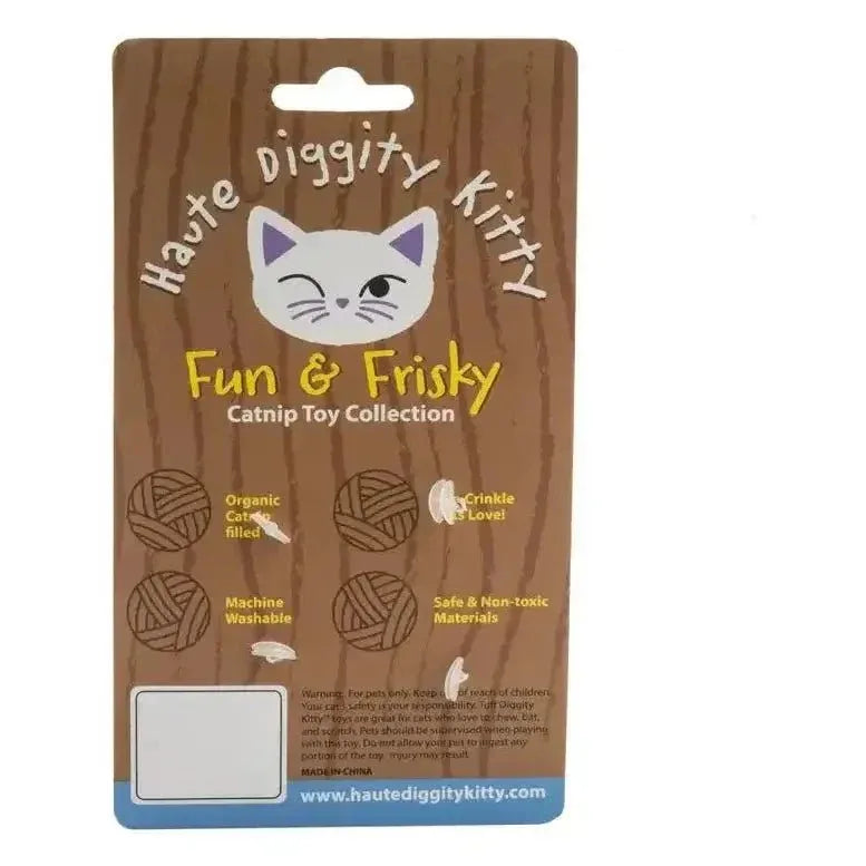 Haute Diggity Dog Kitty Vuiton Balls Organic Catnip Toys - Talis Us