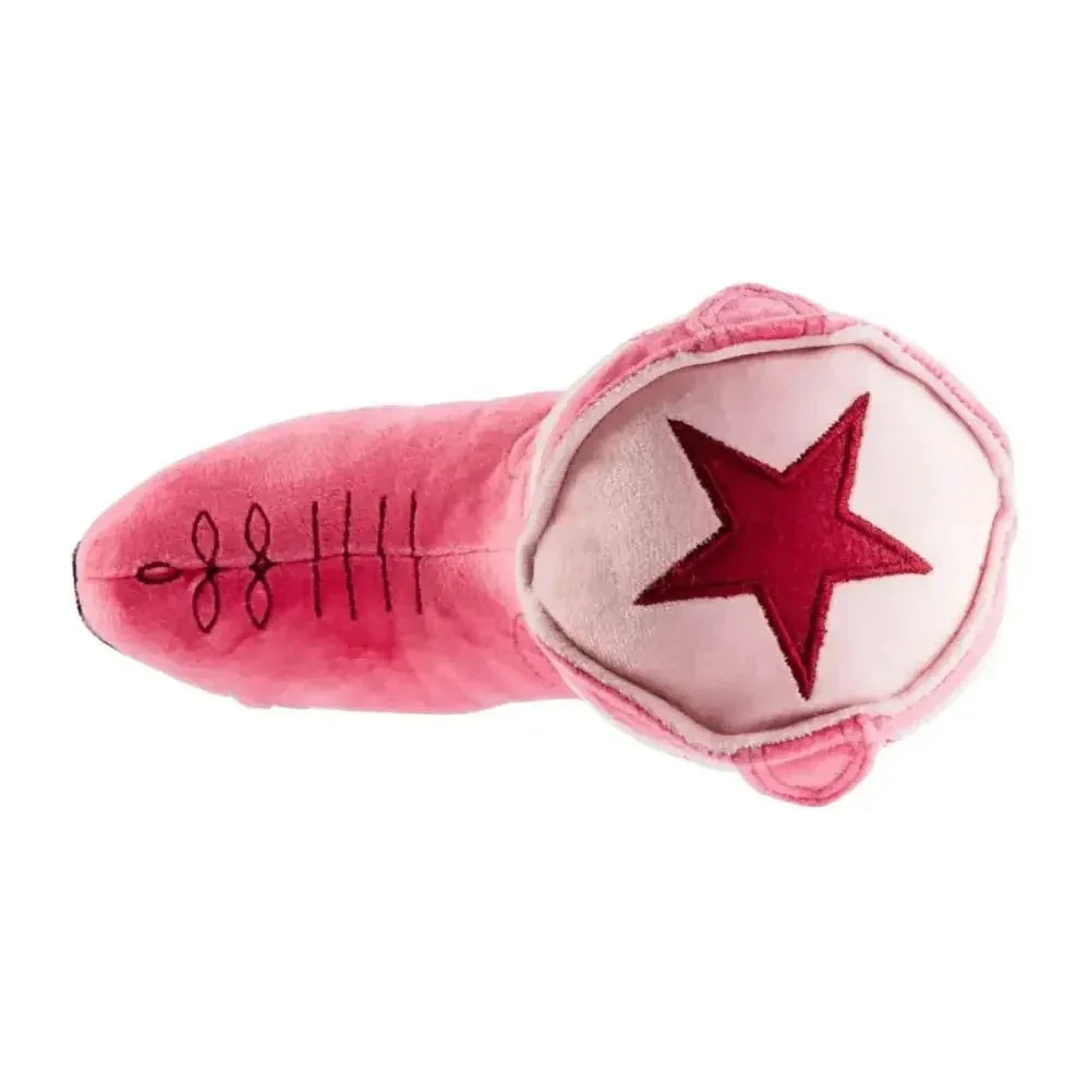 Haute Diggity Dog Pink Cowgirl Boot Designer Dog Toys - Talis Us