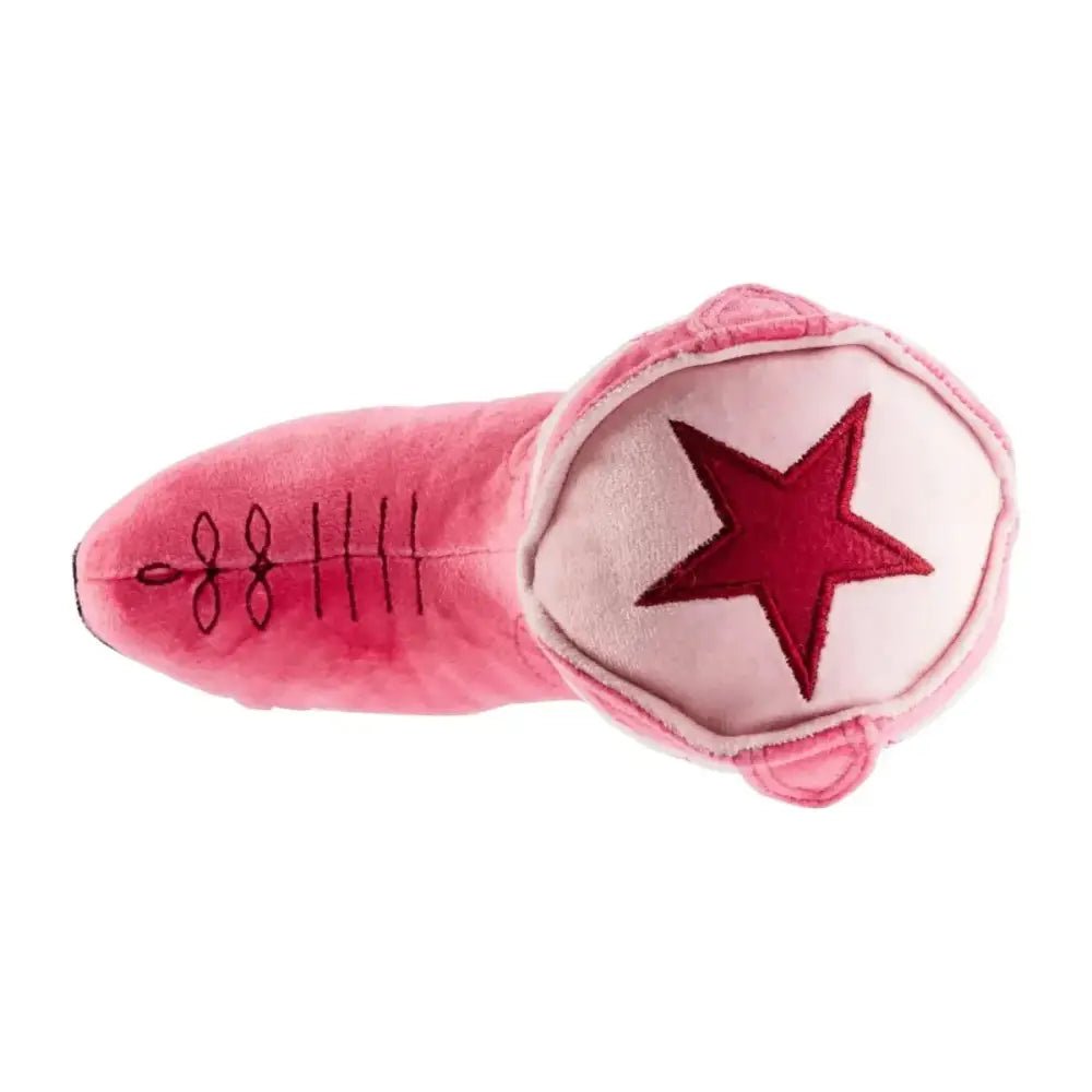 Haute Diggity Dog Pink Cowgirl Boot Designer Dog Toys - Talis Us