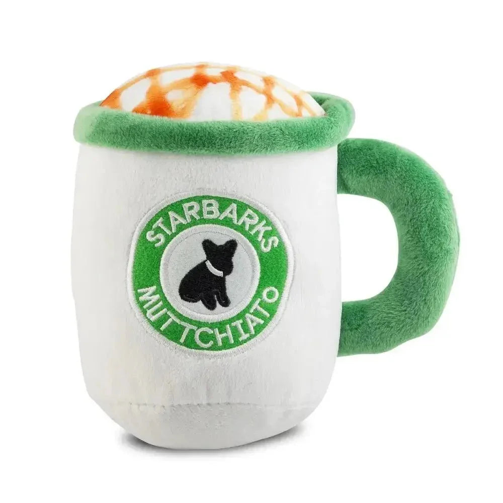 Haute Diggity Dog Starbarks Muttchiato Coffee Cup Plush Dog Toys - Talis Us