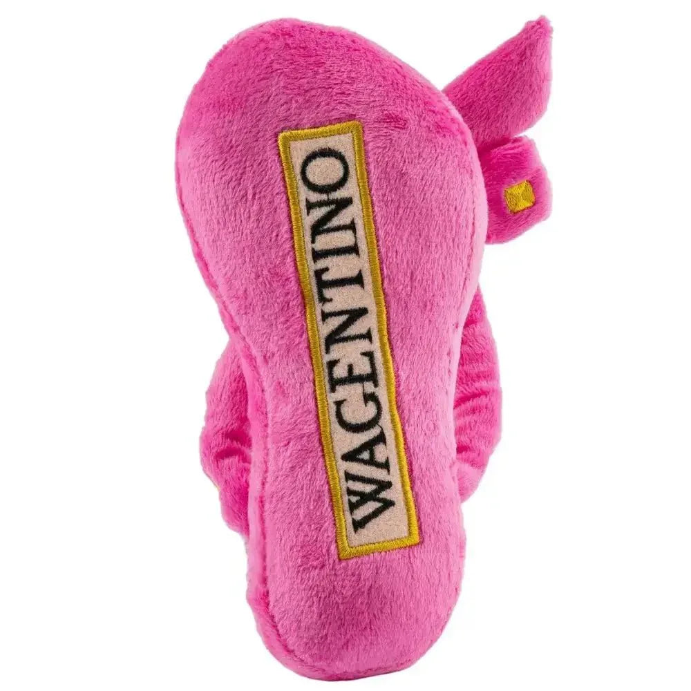 Haute Diggity Dog Wagentino Sandal Plush Dog Toys 6in - Talis Us
