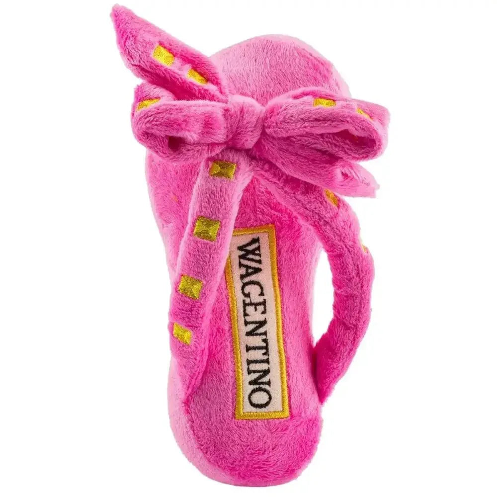 Haute Diggity Dog Wagentino Sandal Plush Dog Toys 6in - Talis Us