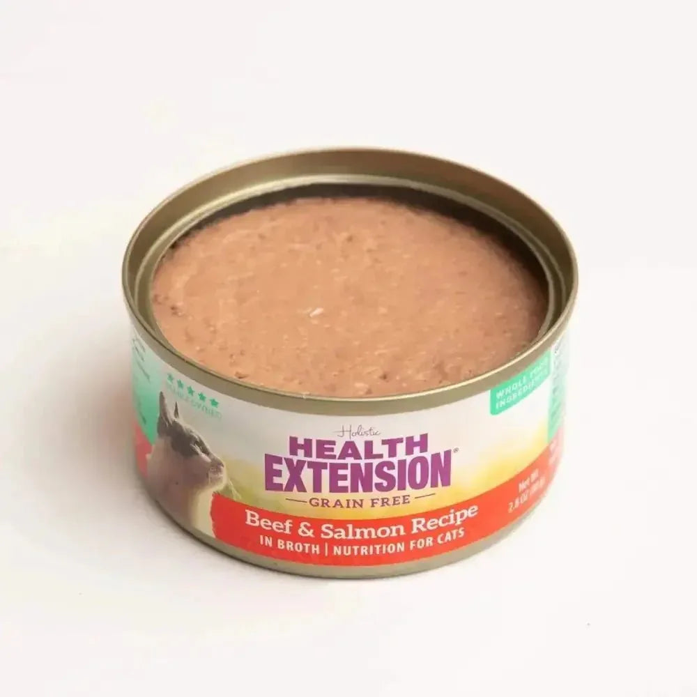 Health Extension Beef & Salmon Grain - Free Wet Cat Food 24 / 2.8 oz - Talis Us