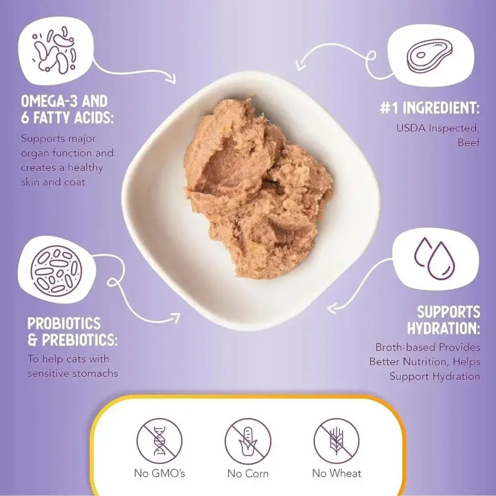 Health Extension Beef & Salmon Grain - Free Wet Cat Food 24 / 2.8 oz - Talis Us