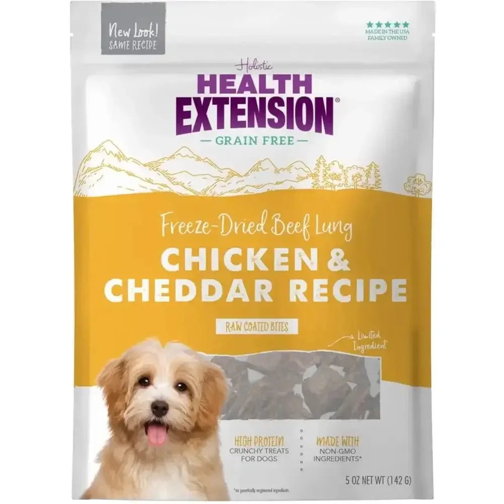 Health Extension Bully Puffs Chicken Dog Treats 5 oz - Talis Us