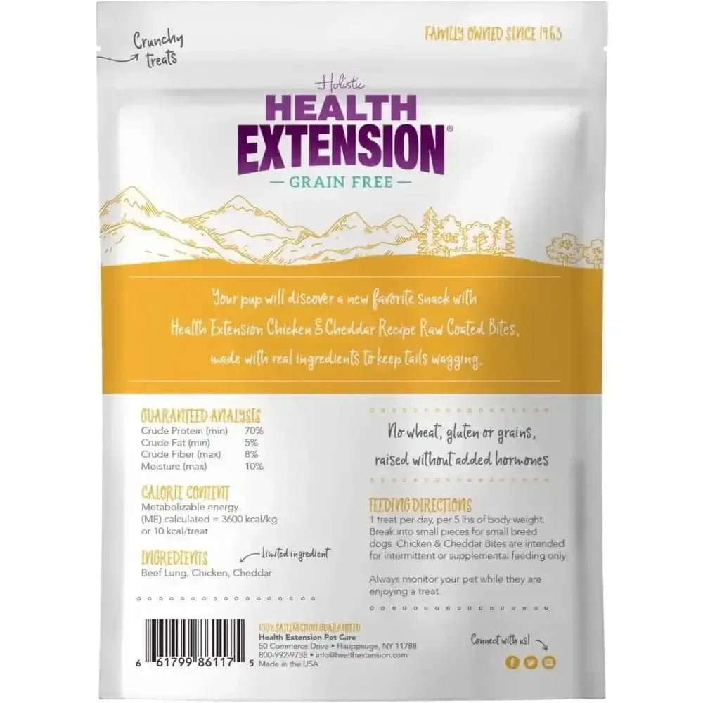 Health Extension Bully Puffs Chicken Dog Treats 5 oz - Talis Us