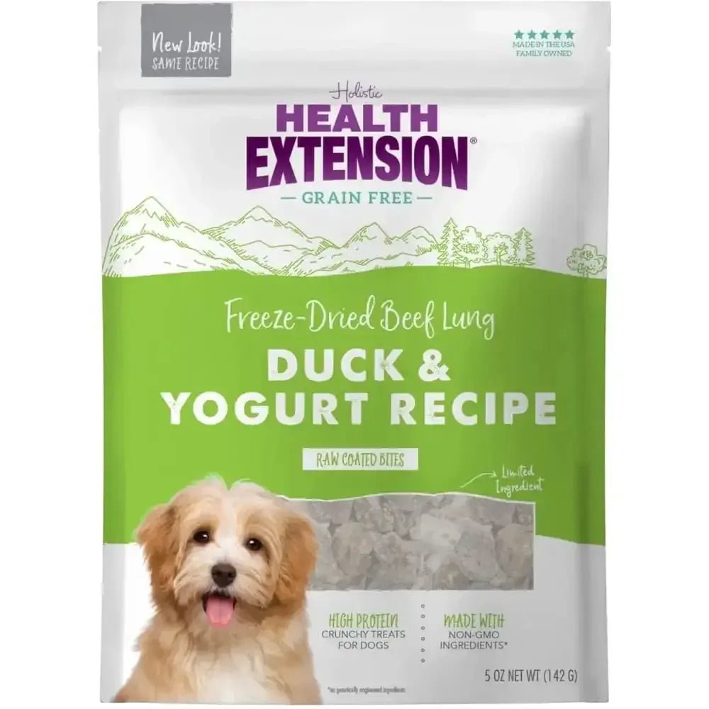 Health Extension Bully Puffs Duck Dog Treats 5 oz - Talis Us