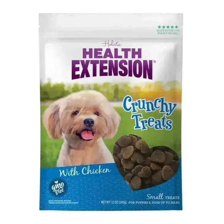 Health Extension Crunchy Dog Treats with Chicken 1 lb - Talis Us
