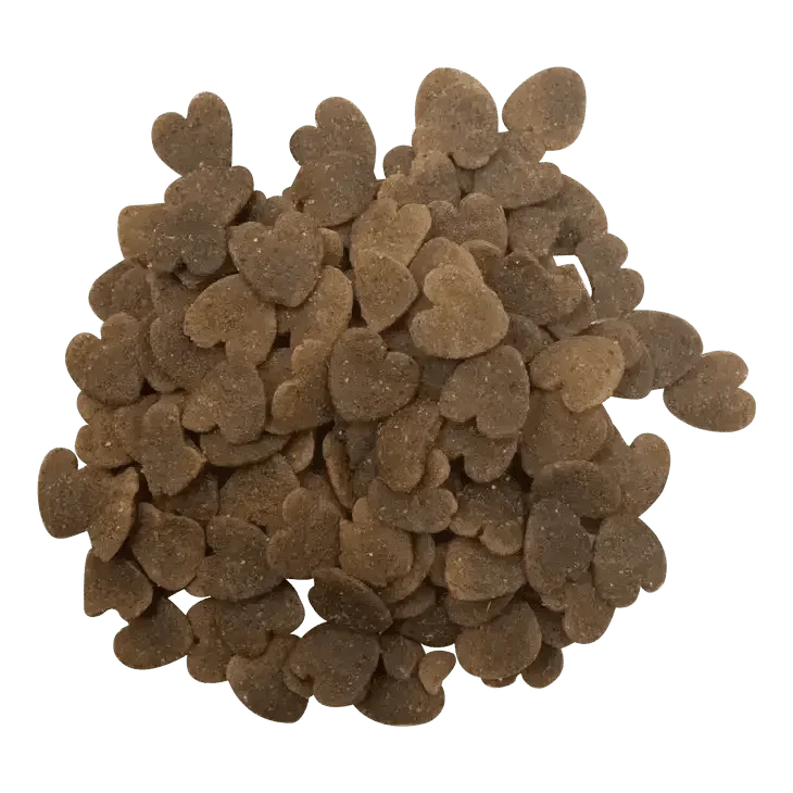 Health Extension Crunchy Heart Shaped Small Buffalo Dog Treats - Talis Us