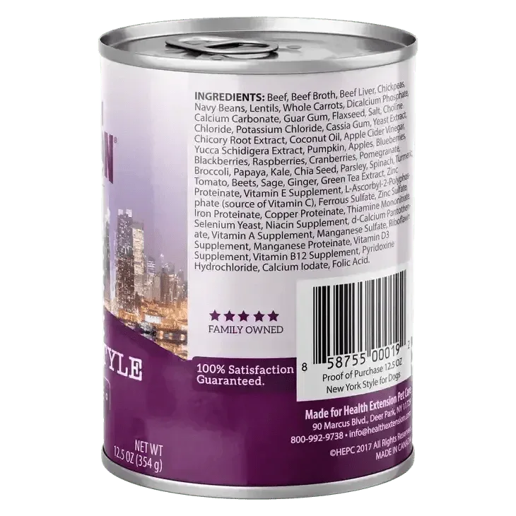 Health Extension Grain Free Beef Recipe New York Style Wet Dog Food - Talis Us