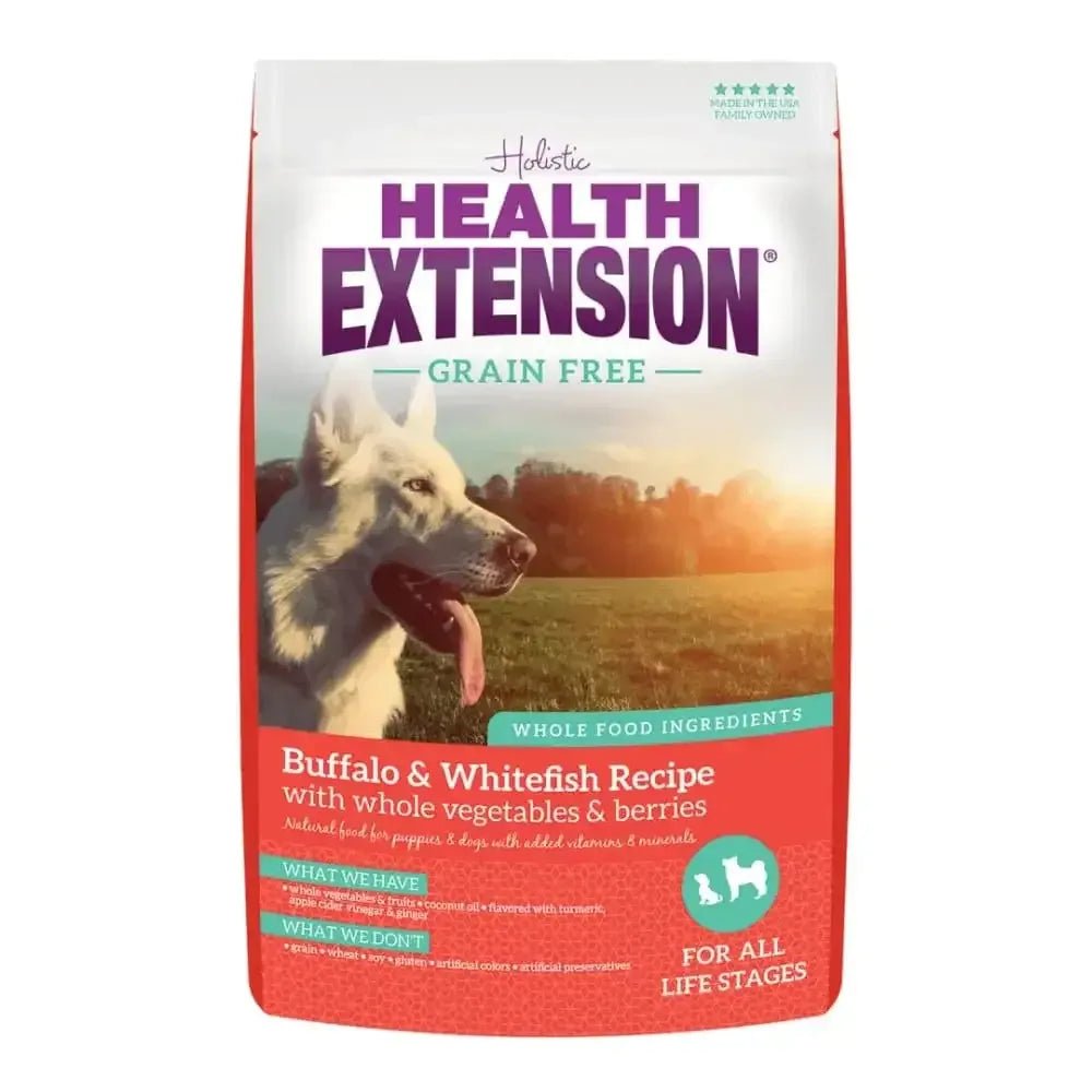 Health Extension Grain Free Buffalo / White Fish Dry Dog Food - Talis Us