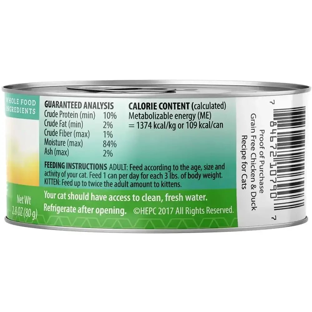 Health Extension Grain Free Chicken / Duck Wet Cat Food 24 / 2.8 oz - Talis Us