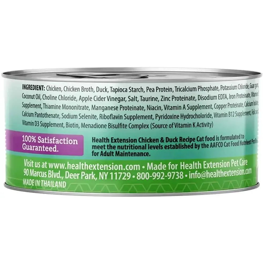 Health Extension Grain Free Chicken / Duck Wet Cat Food 24 / 2.8 oz - Talis Us
