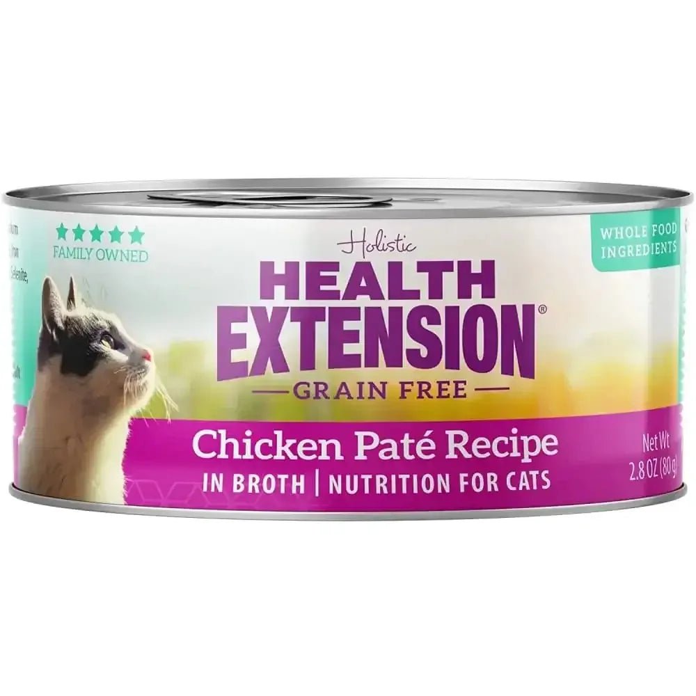 Health Extension Grain Free Chicken Pate Recipe for Cats Canned Food 24 / 2.8 oz - Talis Us