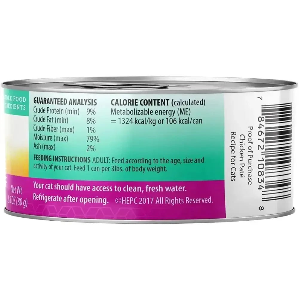 Health Extension Grain Free Chicken Pate Recipe for Cats Canned Food 24 / 2.8 oz - Talis Us