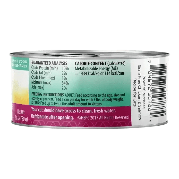 Health Extension Grain - Free Chicken & Salmon Recipe Canned Cat Food 24 / 2.8 oz - Talis Us