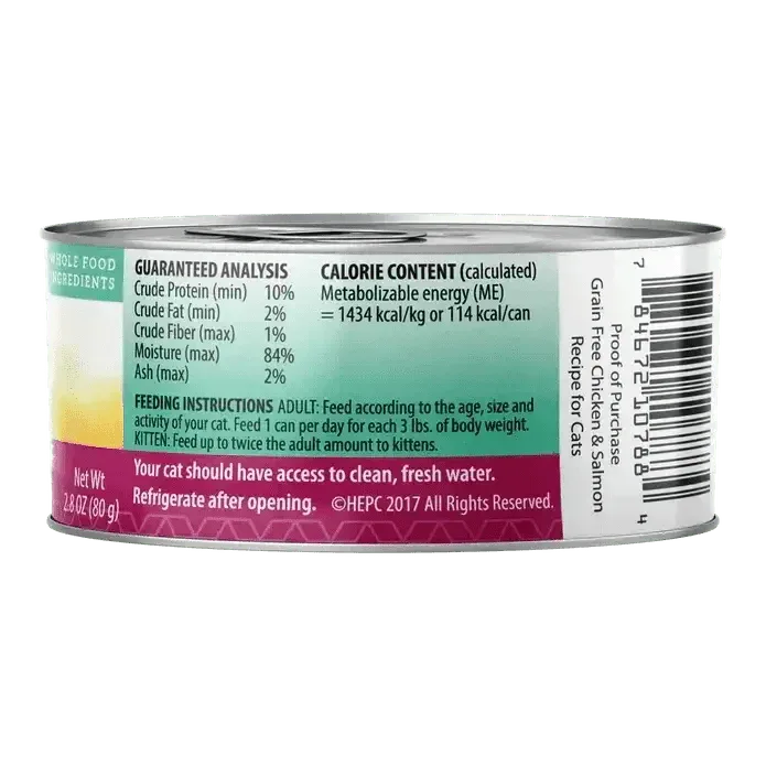 Health Extension Grain - Free Chicken & Salmon Recipe Canned Cat Food 24 / 2.8 oz - Talis Us