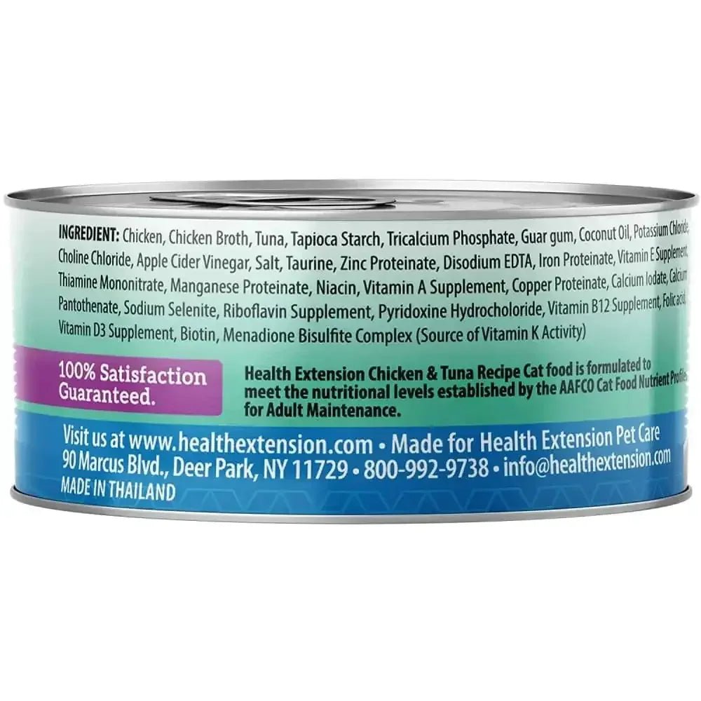Health Extension Grain Free Chicken / Tuna Wet Cat Food 24 / 2.8 oz - Talis Us