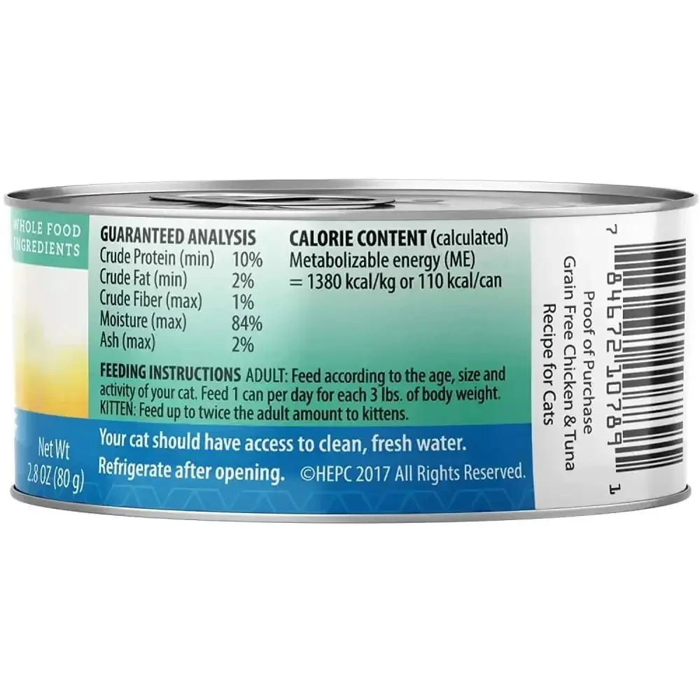 Health Extension Grain Free Chicken / Tuna Wet Cat Food 24 / 2.8 oz - Talis Us