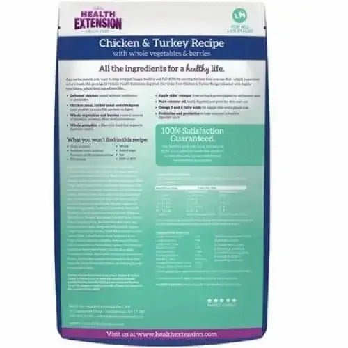 Health Extension Grain Free Chicken / Turkey Dry Dog Food - Talis Us