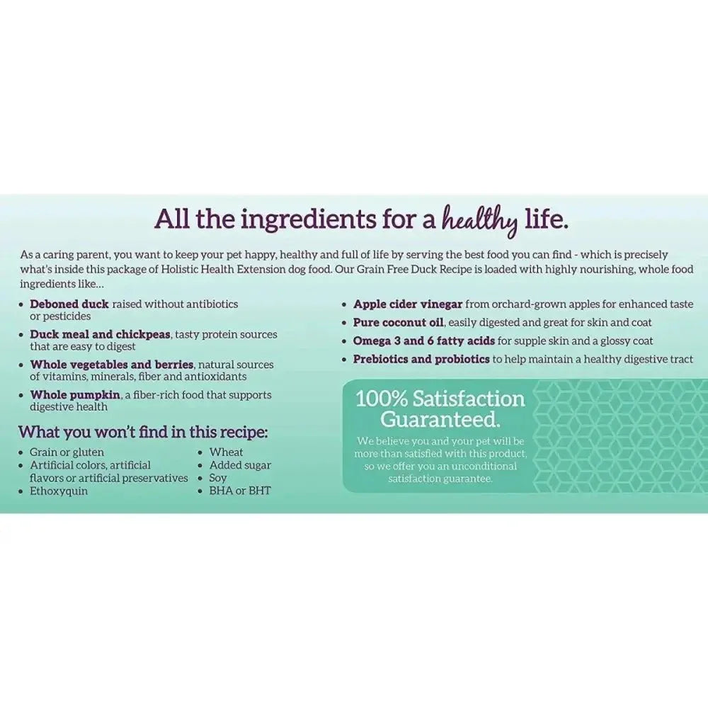 Health Extension Grain Free Duck Dry Dog Food - Talis Us