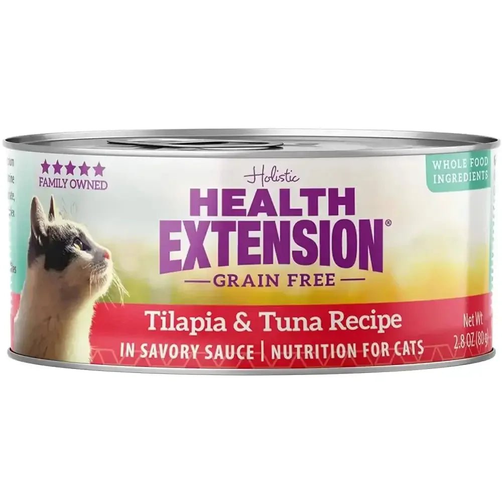 Health Extension Grain Free Tilapia and Tuna Canned Cat Food 24 / 2.8 oz - Talis Us
