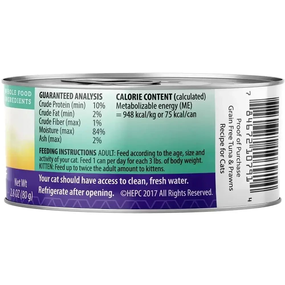 Health Extension Grain Free Tuna and Prawns Canned Cat Food 24 / 2.8 oz - Talis Us