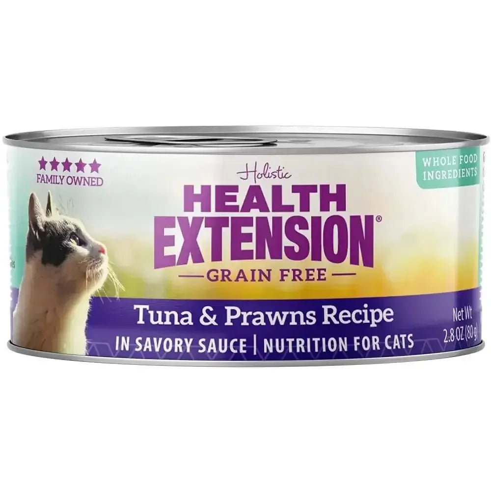 Health Extension Grain Free Tuna and Prawns Canned Cat Food 24 / 2.8 oz - Talis Us