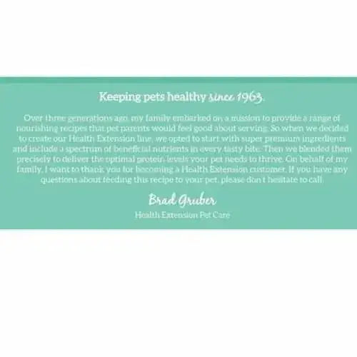 Health Extension Grain Free Venison Dry Dog Food Health Extension