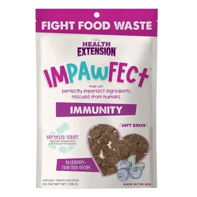 Health Extension Impawfect Blueberry & Chia Seeds for Immunity Support Dog Treats - Talis Us