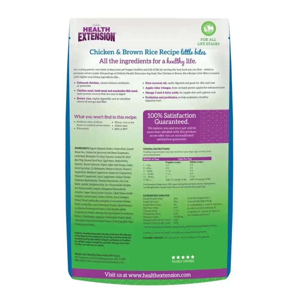 Health Extension Little Bites Chicken & Brown Rice Recipe - Talis Us