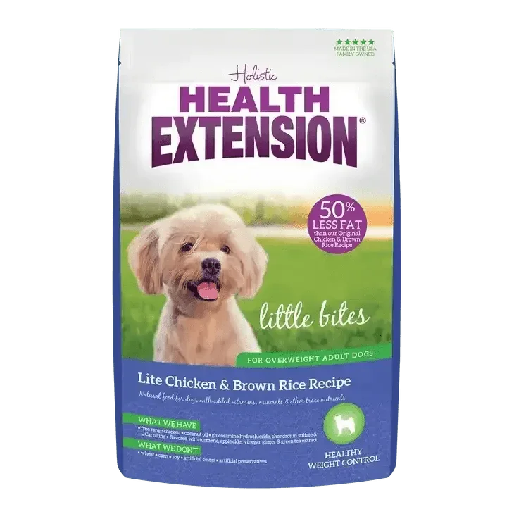 Health Extension Little Bites Lite Chicken & Brown Rice Recipe Dry Dog Food - Talis Us