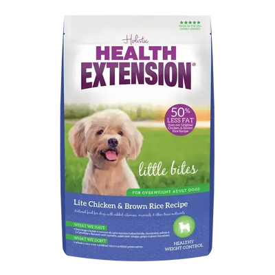 Health Extension Little Bites Lite Chicken & Brown Rice Recipe Dry Dog Food - Talis Us