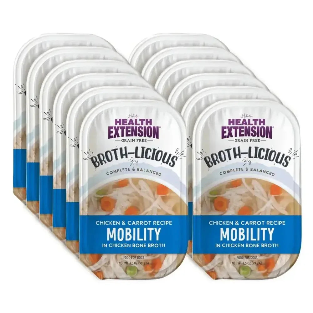 Health Extension Mobility Support Wet Dog Food - Chicken Recipe 12ea/3.5 oz - Talis Us
