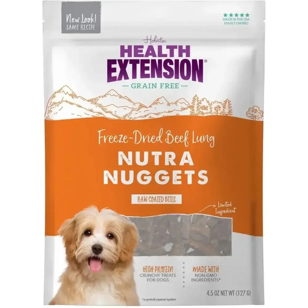 Health Extension Nutra Nuggets Jerky Dog Treats 4.5 oz - Talis Us