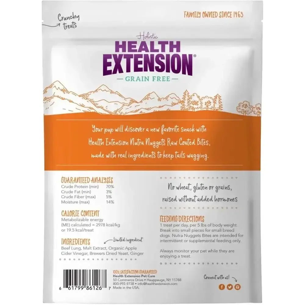 Health Extension Nutra Nuggets Jerky Dog Treats 4.5 oz - Talis Us
