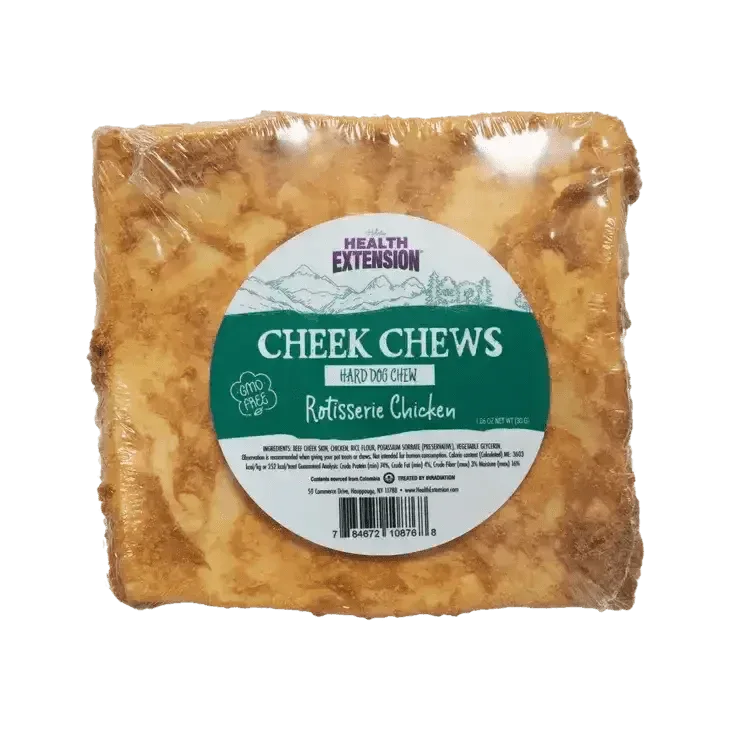 Health Extension Rotisserie Chicken Cheek Chews Dog Treats - Talis Us