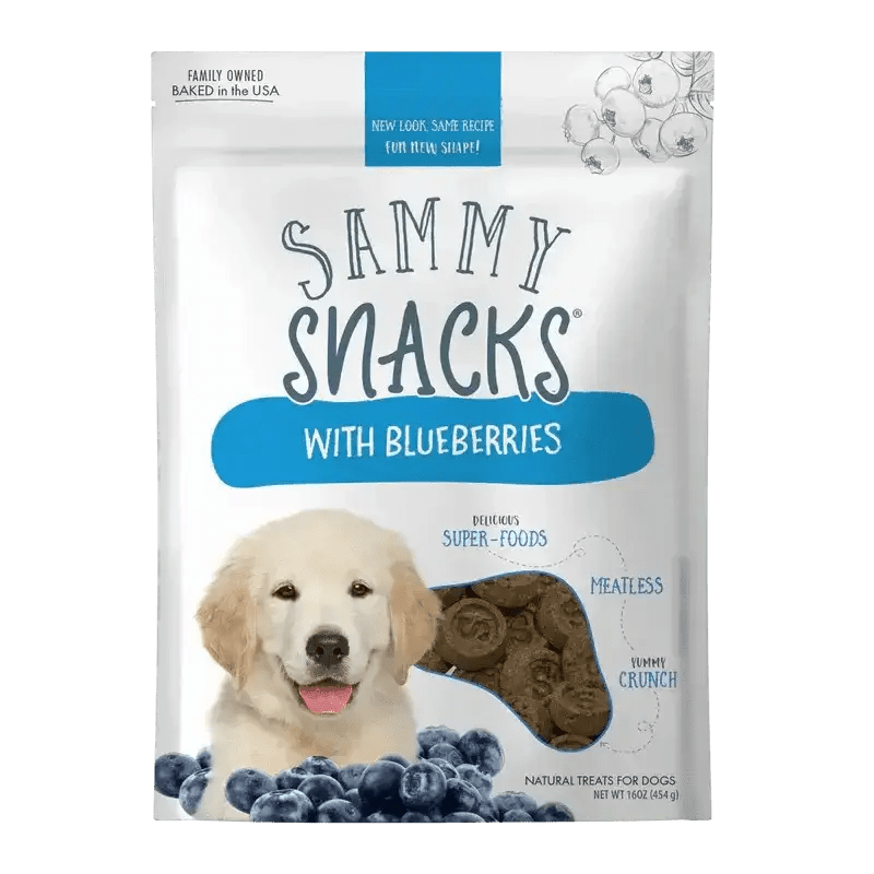 Health Extension Sammy Snacks Blueberries Flavored Natural Dog Treats 8 oz - Talis Us