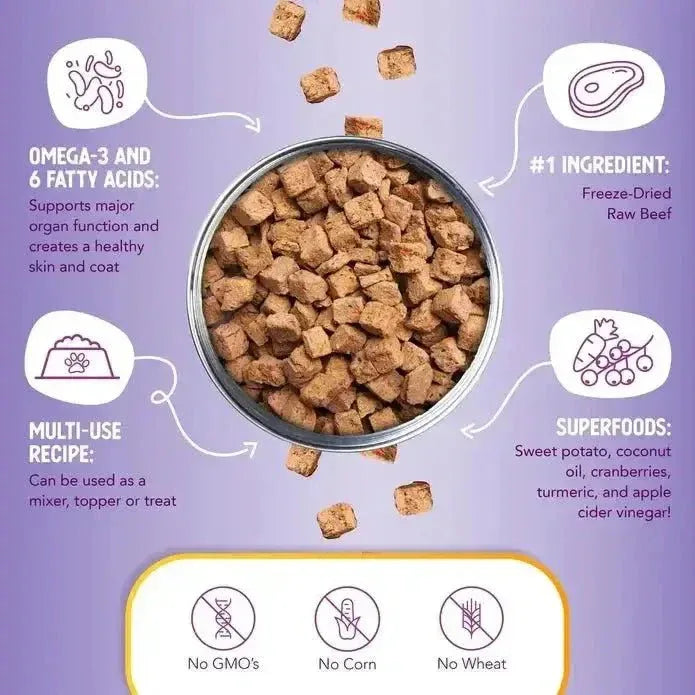 Health Extension Super Bites Beef Freeze - Dried Cat Treats 0.75oz - Talis Us
