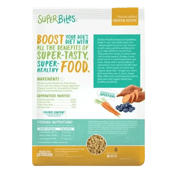 Health Extension SuperBites Freeze Dried Raw Chicken Dog Food - Talis Us