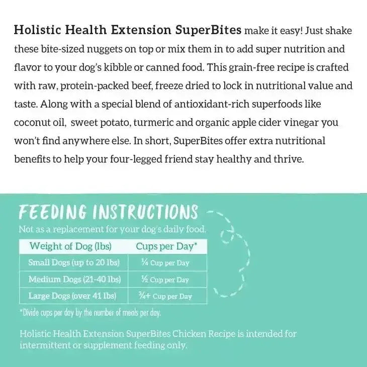 Health Extension SuperBites Freeze Dried Raw Chicken Dog Food - Talis Us