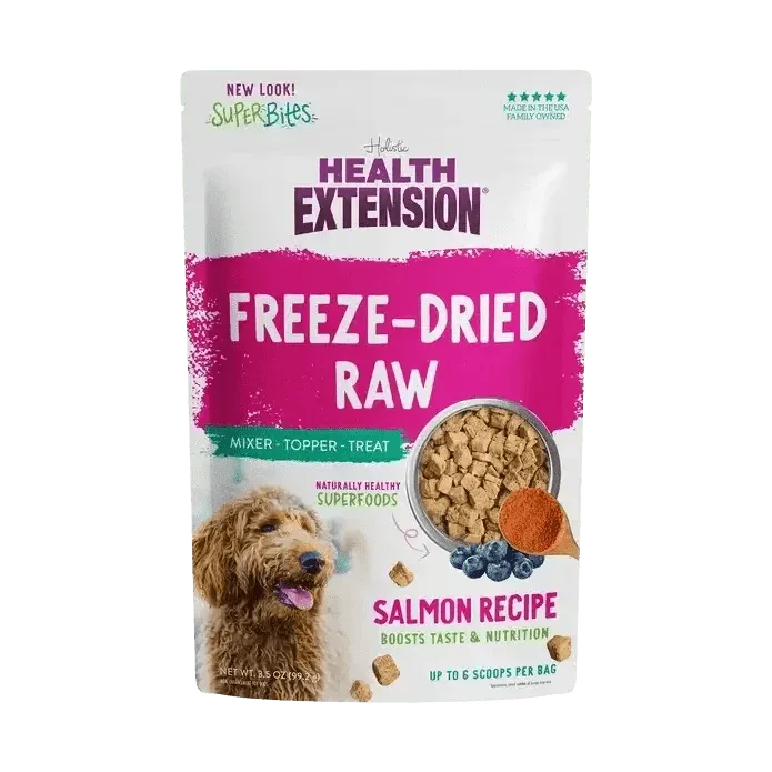 Health Extension Superbites Freeze Dried Raw Salmon Dog Food Mixer - Talis Us