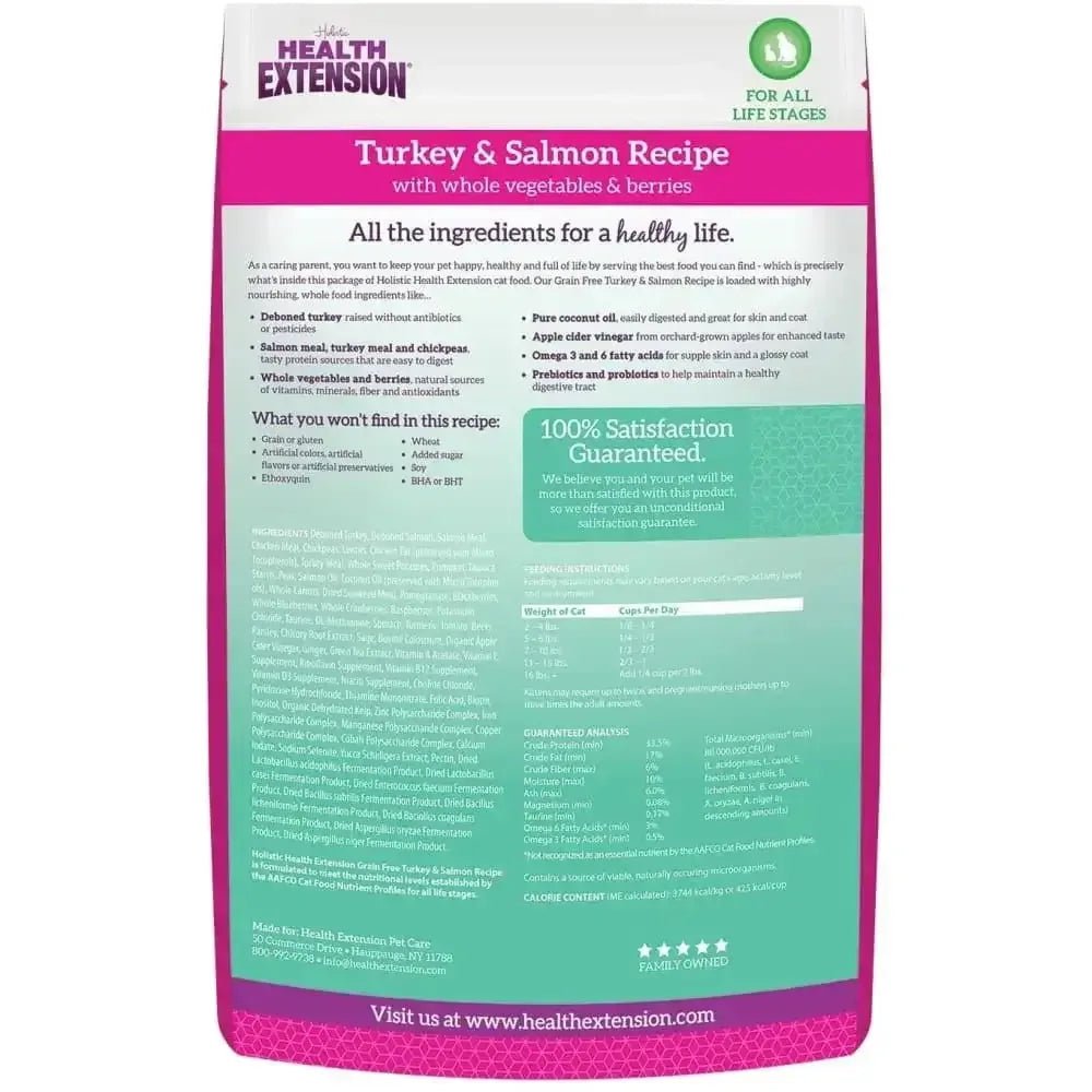 Health Extension Turkey & Salmon Kitten / Cat Grain Free Dry Cat Food - Talis Us