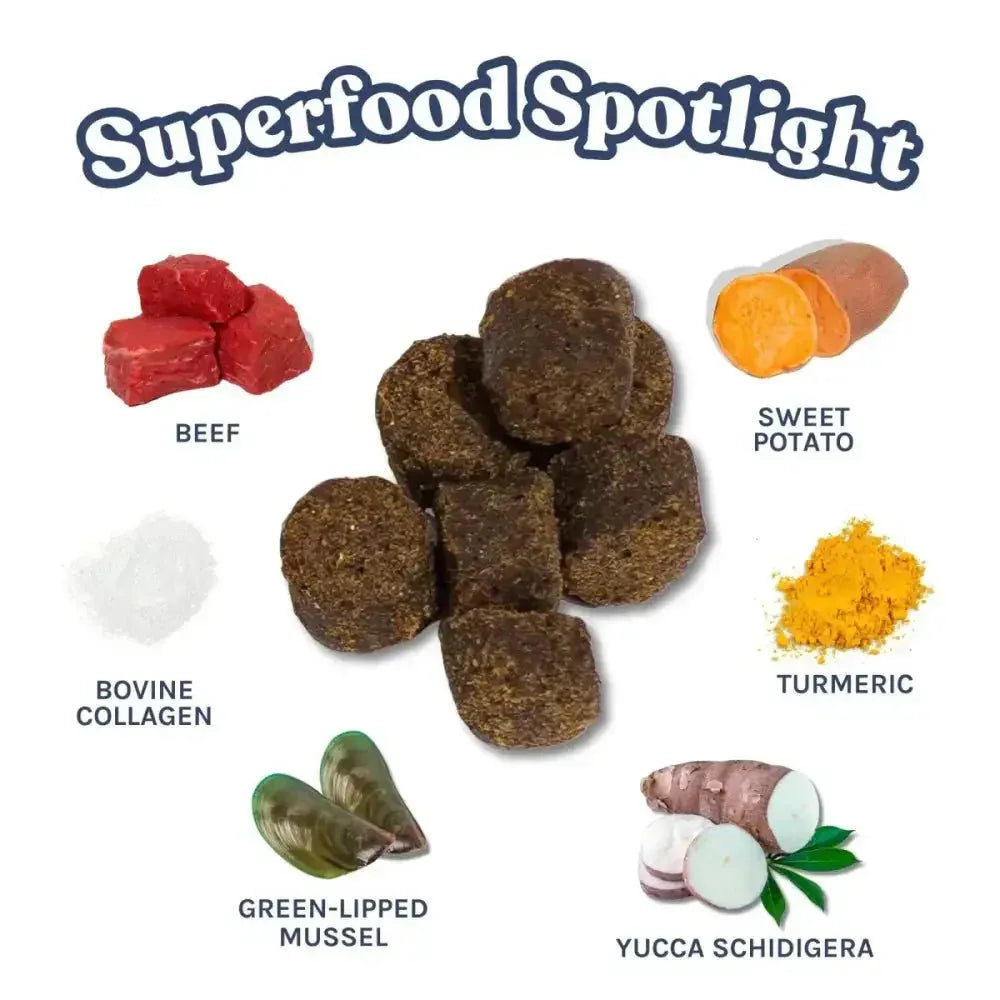 Healthybud Beef Joint Booster Soft Dog Treats for Senior Dogs - Talis Us