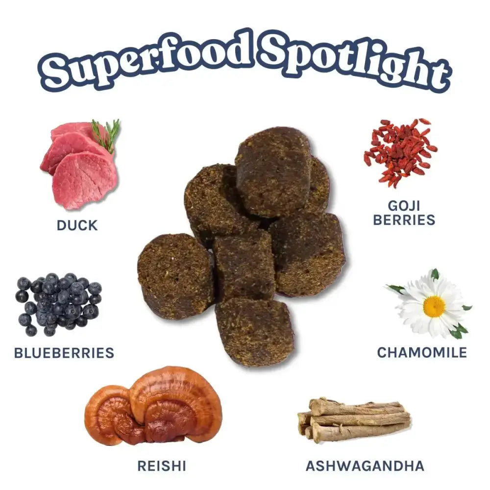 Healthybud Calming Aid Stress Relief Duck Soft Dog Treats - Talis Us