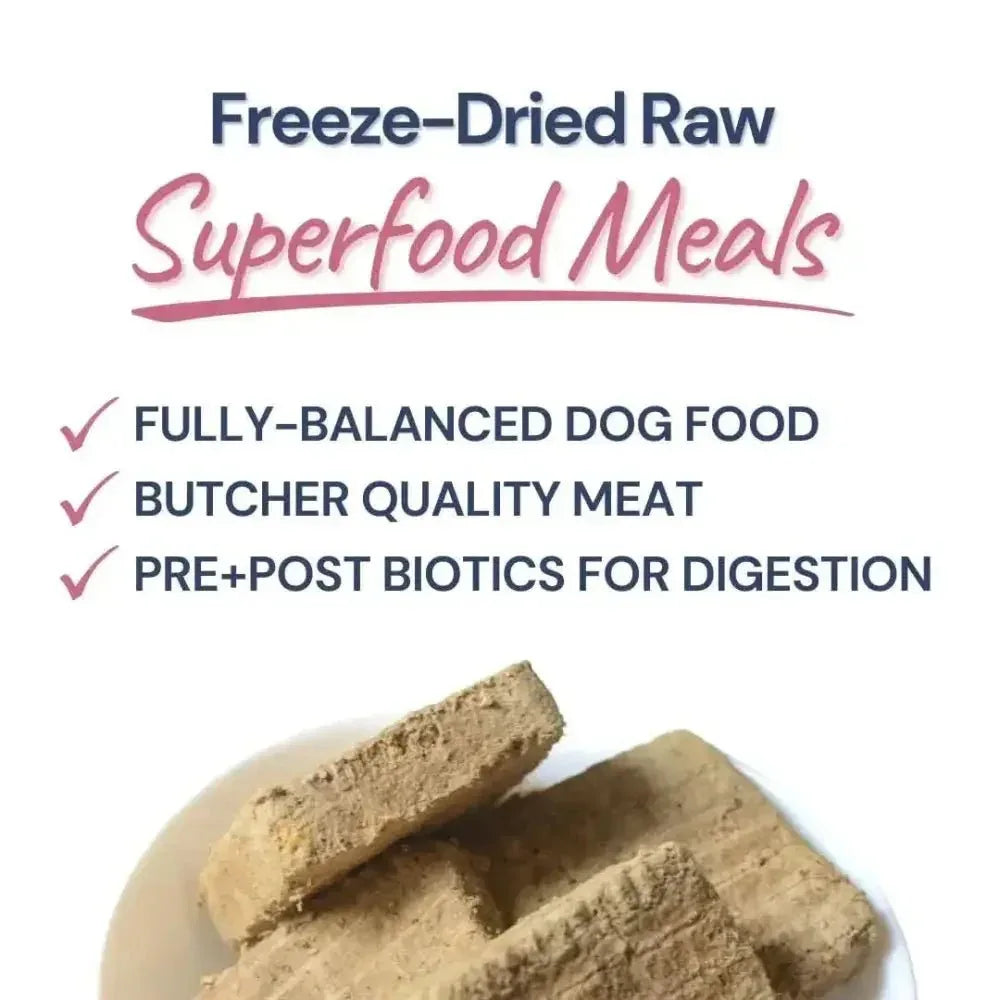 Healthybud Lamb & Salmon Meal Patties Freeze - Dried Raw Dog Food 14oz - Talis Us