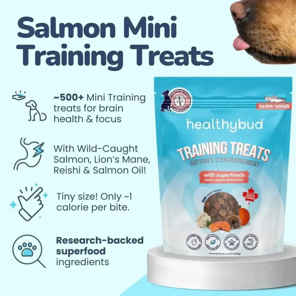 Healthybud Salmon Mini Training Treats for Dogs 6.5 oz - Talis Us