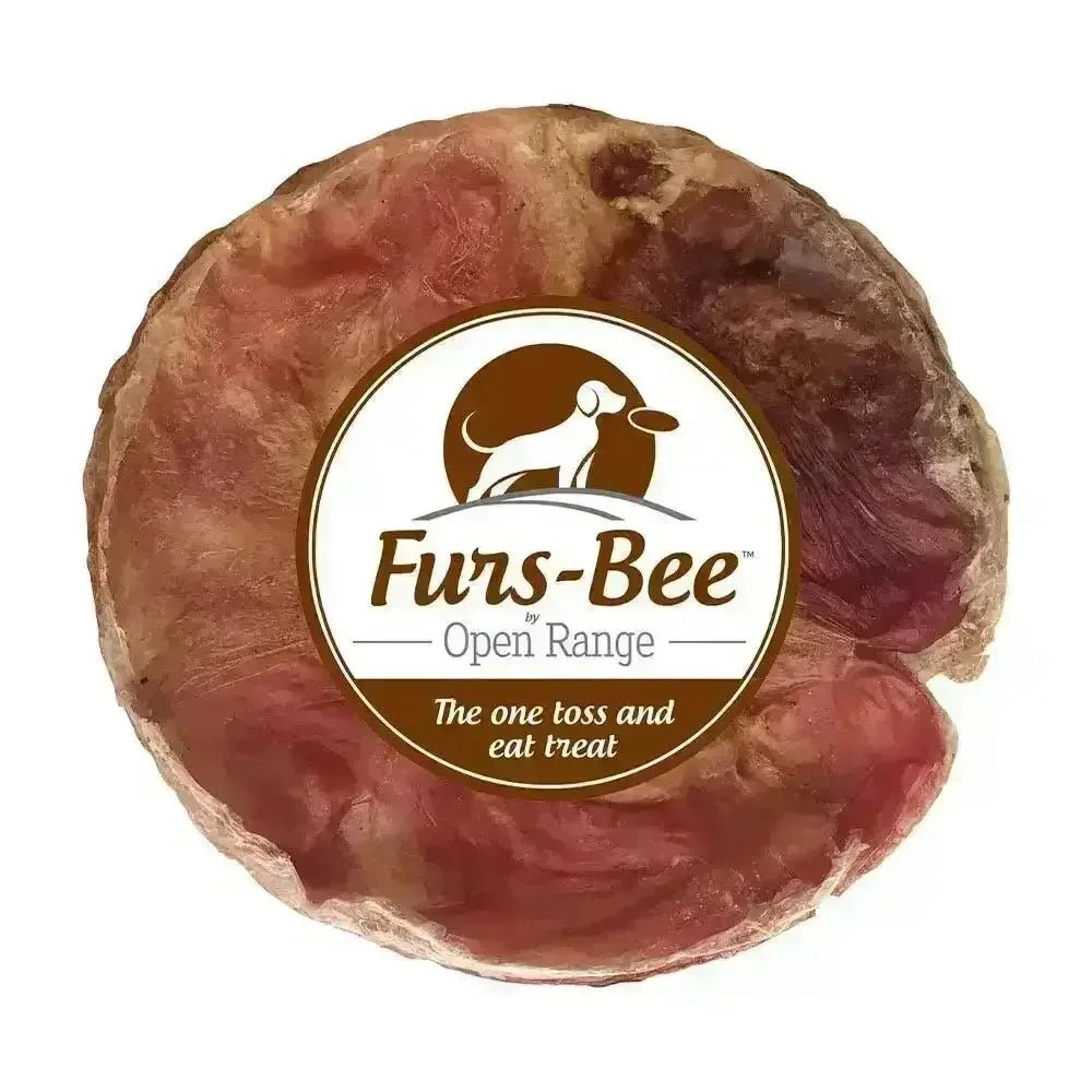 Home Range Furs - Bee Beef Bladder Disc Dog Treats 7 Inch 15 per Case - Talis Us