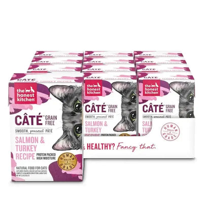 The Honest Kitchen Cate Grain Free Salmon & Turkey Pate Wet Cat Food 12/5.5oz The Honest Kitchen