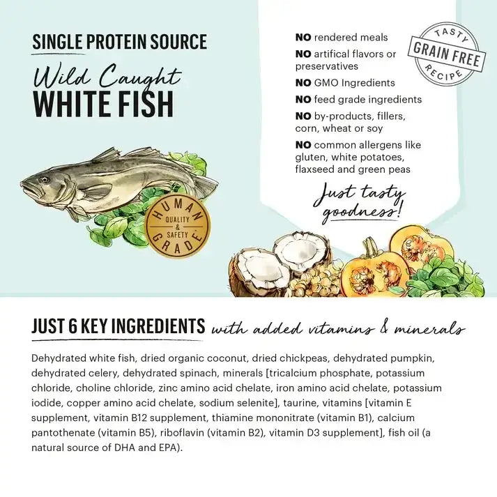 The Honest Kitchen Dehydrated Limited Ingredient Fish Recipe Dog Food The Honest Kitchen